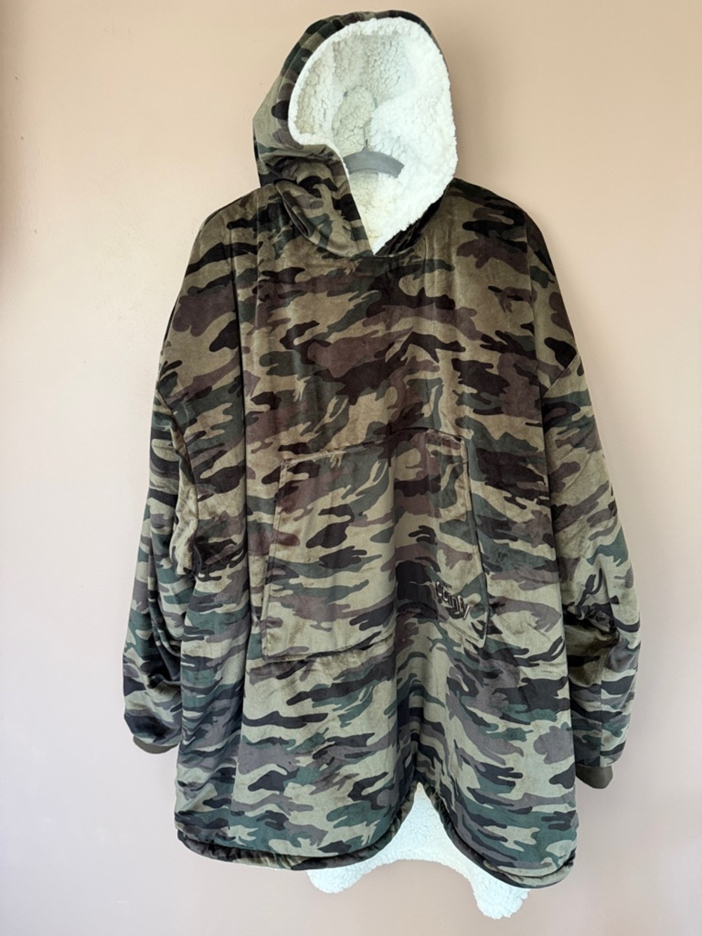 Cozy Camo Sherpa-Lined Hoodie